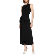 Tie Waist Dress - Black