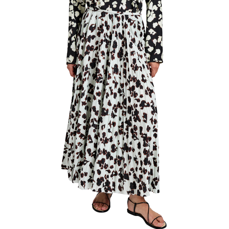 Black Floral Runa Skirt