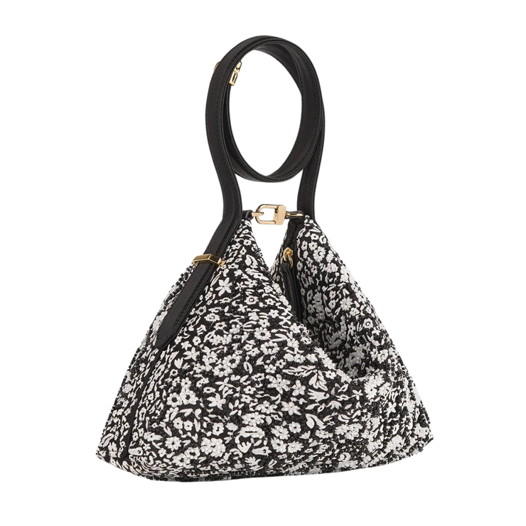 Bevel Floral Wristlet