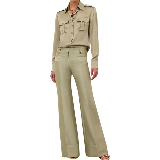 Low-Rise Flare Pant