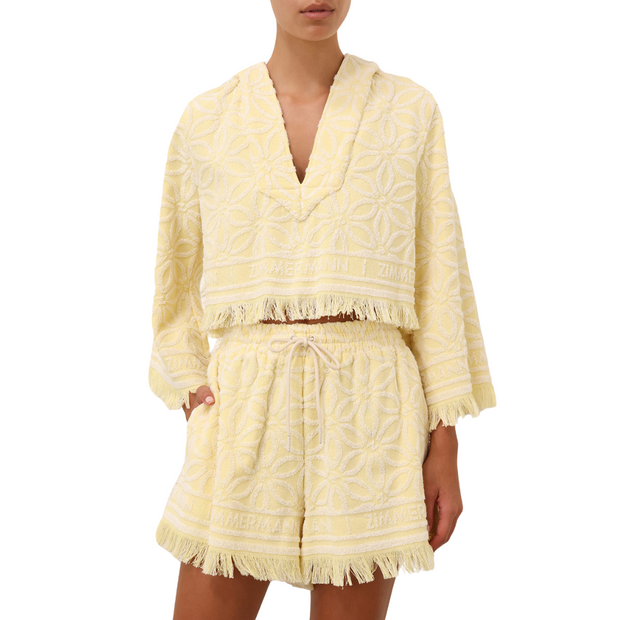 Coco Towelling Hooded Top