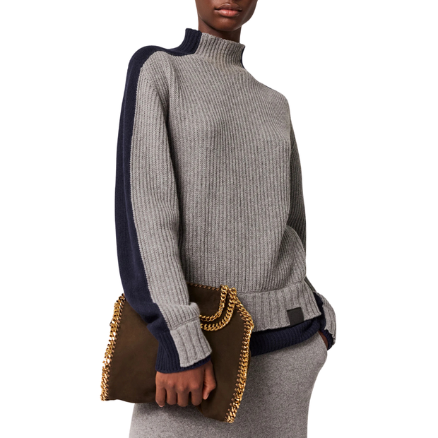 Two Tone Cashmere Jumper