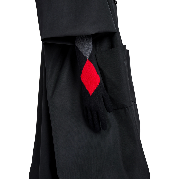 BLACK MULTI VIVIAN GLOVES