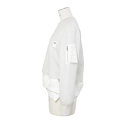 Ecru Sponge x Nylon Pullover