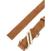 Soft Suede Monogram Belt