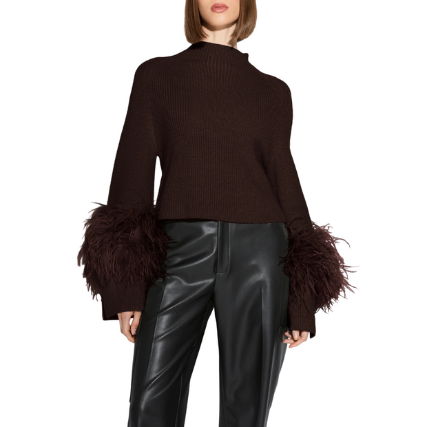 Merino Mock Neck Sweater