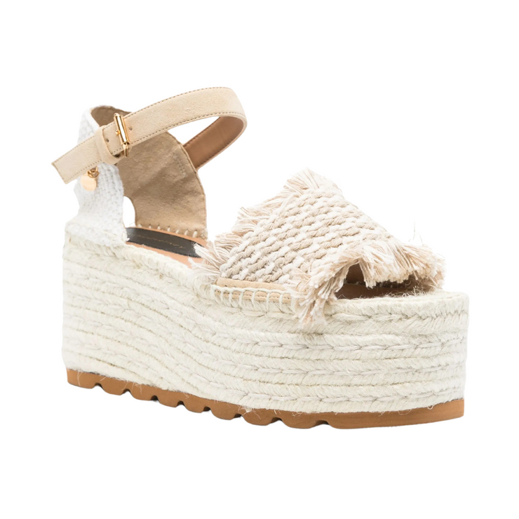 Gaia Jacquard Espadrille Platform