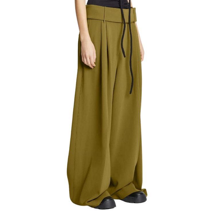 Matte Viscose Crepe Pants