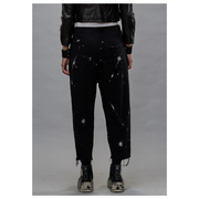 Splatter Paint Cropped Sweatpant