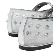 Mesh & Mirror Snap Flat