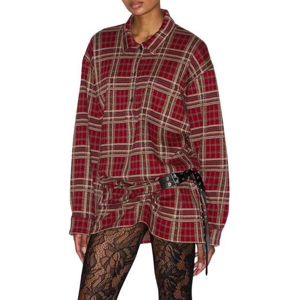 Blandia Flannel Mini Dress