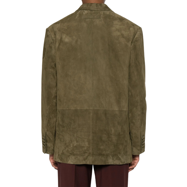 Deep Sage Suede Jacket