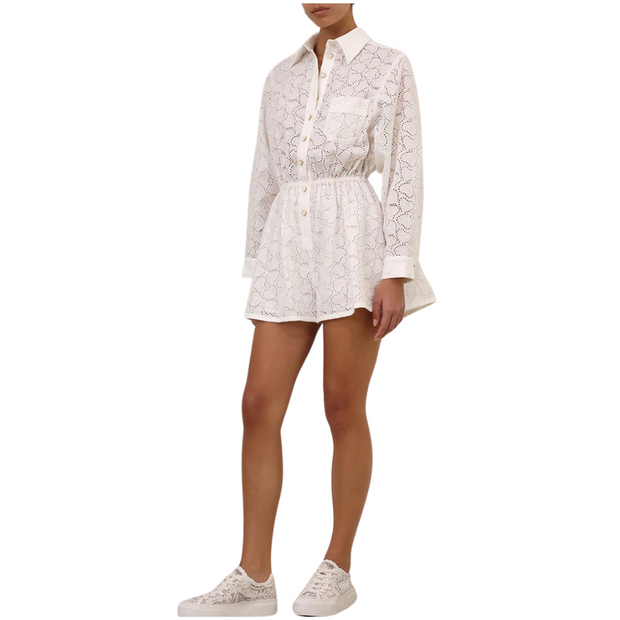 Embroidered Playsuit