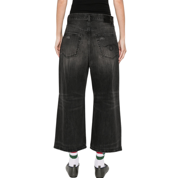 Wilson Black Cropped Wide Leg