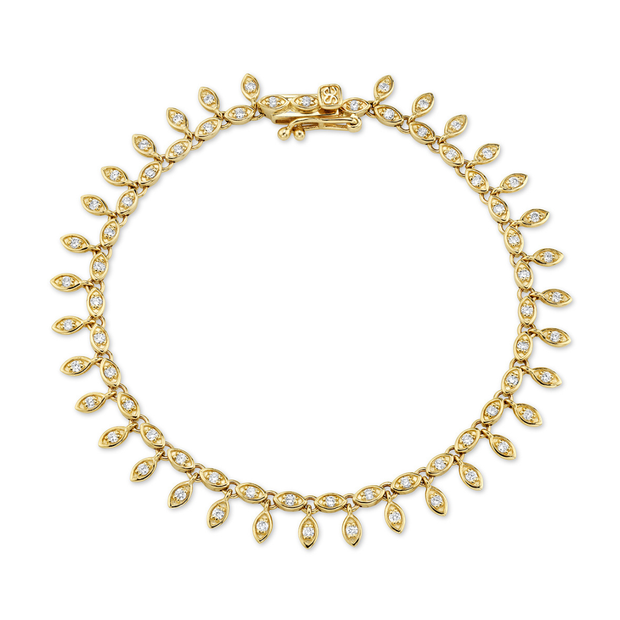 Marquise Fringe Bracelet