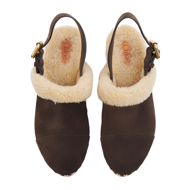 Jeanette Shearling Clog