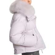 Lilac Short Down Jacket