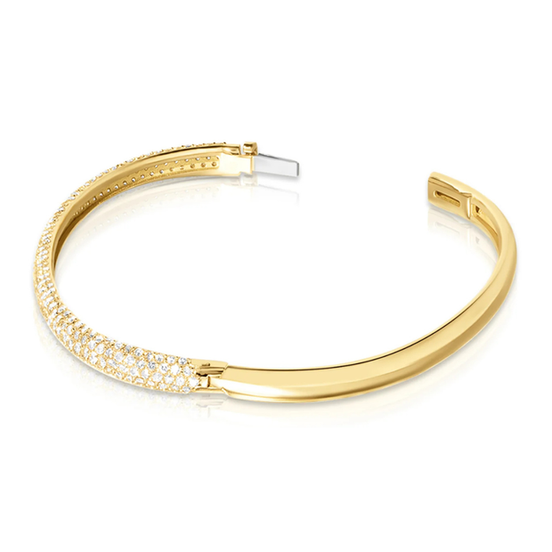 Pave Bombe Bangle