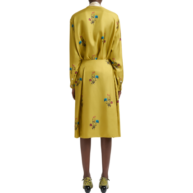 Tulip Silk Printed Skirt