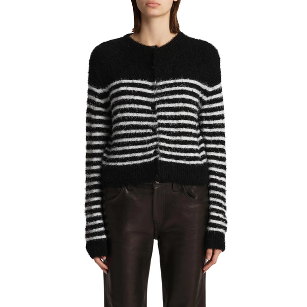 Jules Stripe Eyelash Sweater