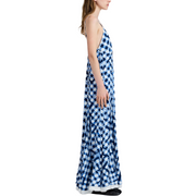 Navy Check June Dress