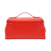 Tate Clutch in Vermillion
