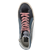 Blue Denim Zipper Slide