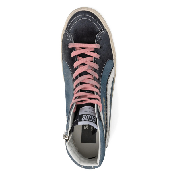 Blue Denim Zipper Slide