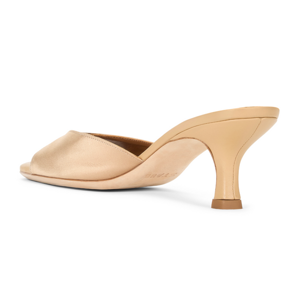 Satin Brigitte Mule