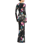 Jersey Floral Gown