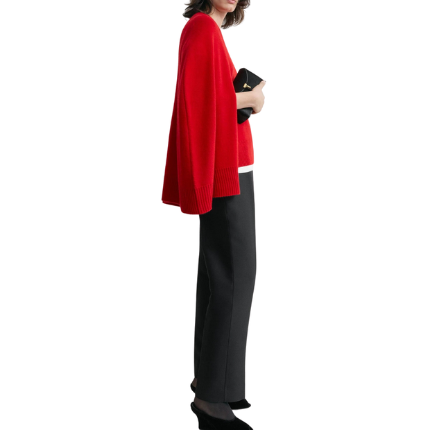 Poppy Cashmere Cape Knit