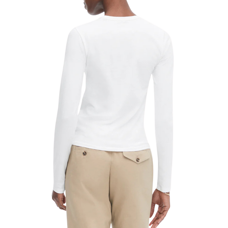 White Long Sleeve Baby T