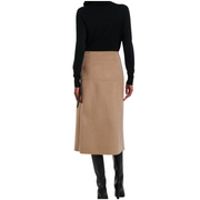 Camel Aida Melange Skirt