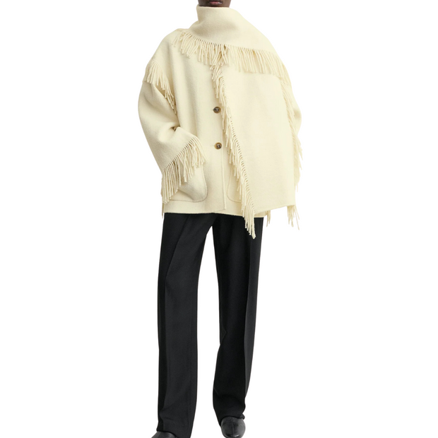 Fringe Scarf Jacket