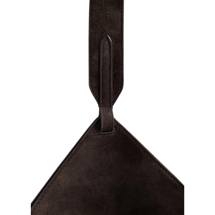 Dark Brown Mini Lotus Tote