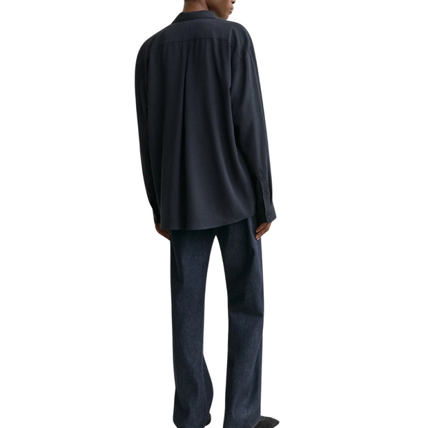 Classic Navy Fluid Shirt