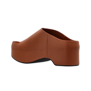 Flatform Leather Sandal