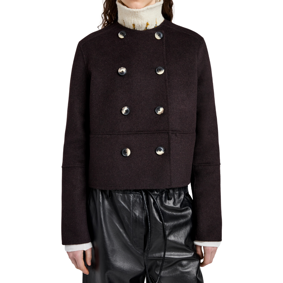 ジャケット・アウター Lawgy curl double breastedbelt pointcoat ジャケット・アウター Lawgy curl double breastedbelt pointcoat