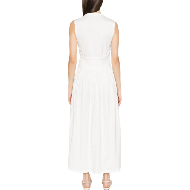 Ruched Cotton Dress