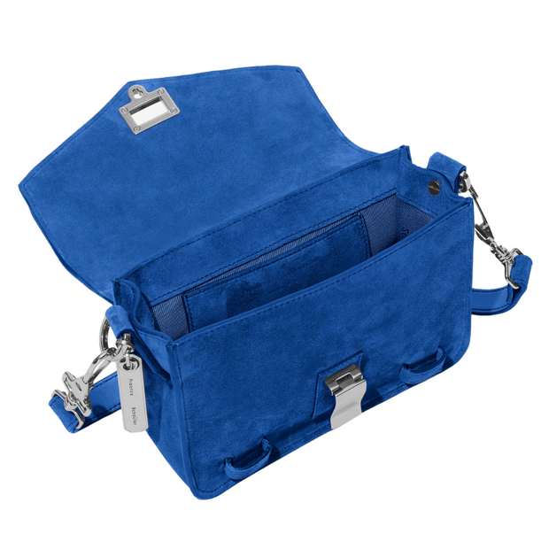 Blue Suede Mini PS1 Bag
