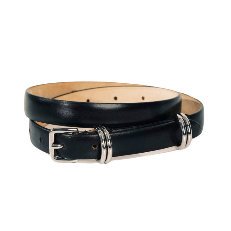 Black & Silver Constance Belt