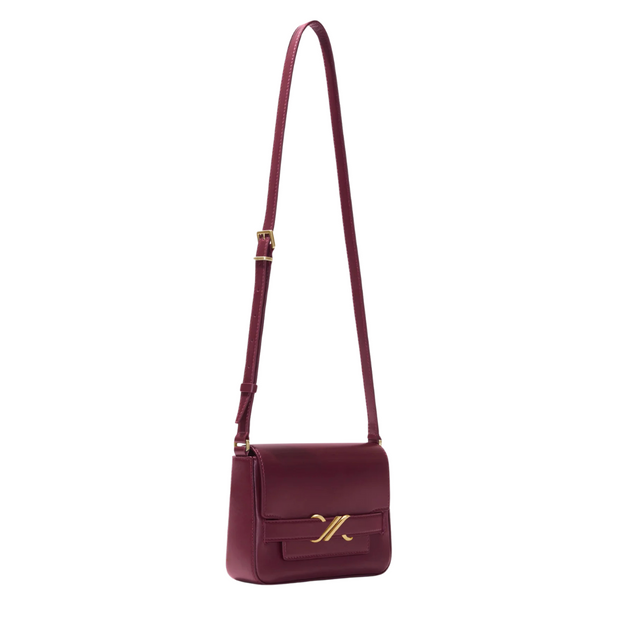 Dark Red Box Bag