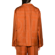 Terracotta Silk Top