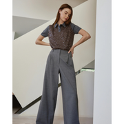 Grey  Camilla Knit Top