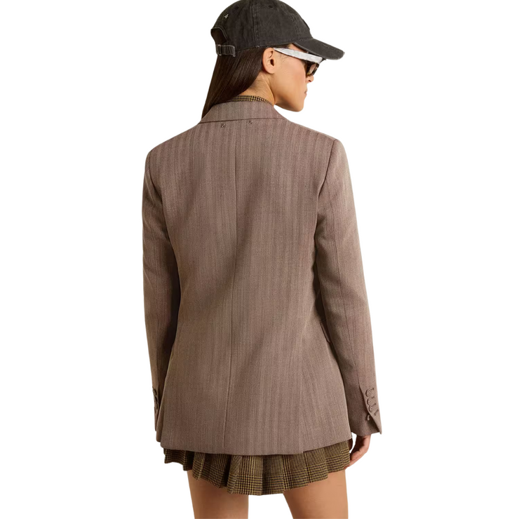 Micro Chevron Blazer
