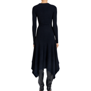 Didi Dress in Velvet Stripe