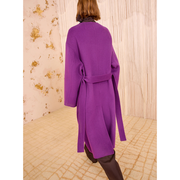 FERNANDA DOUBLE FACED WOOL COAT