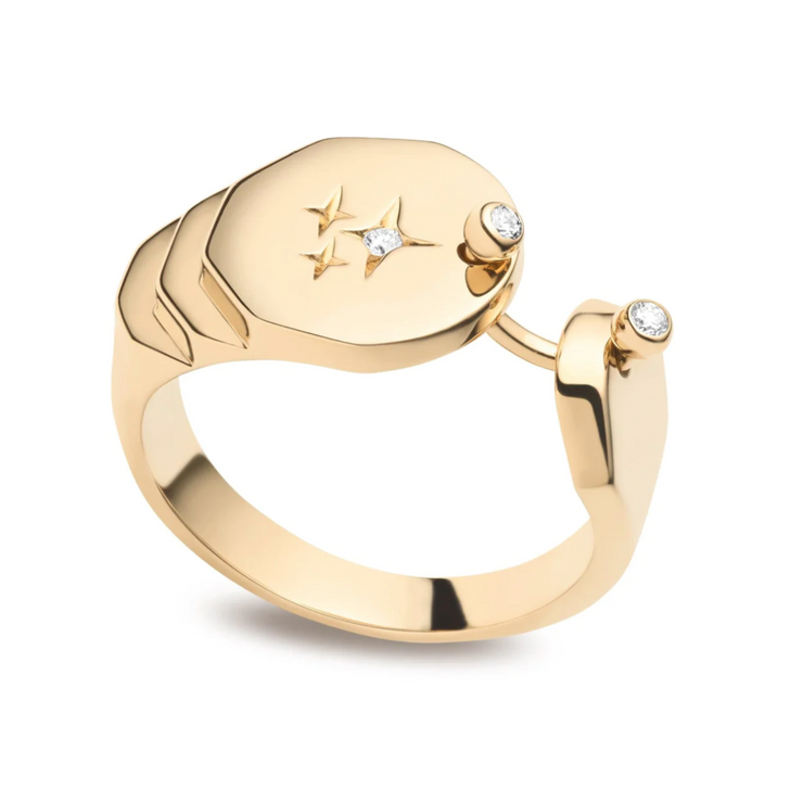 Gold Sparkles Ring