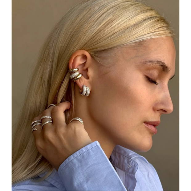 Pave Bombe Ear Cuff