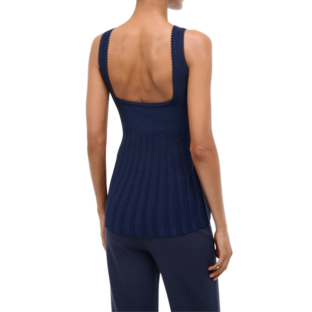 Navy Ellen Top